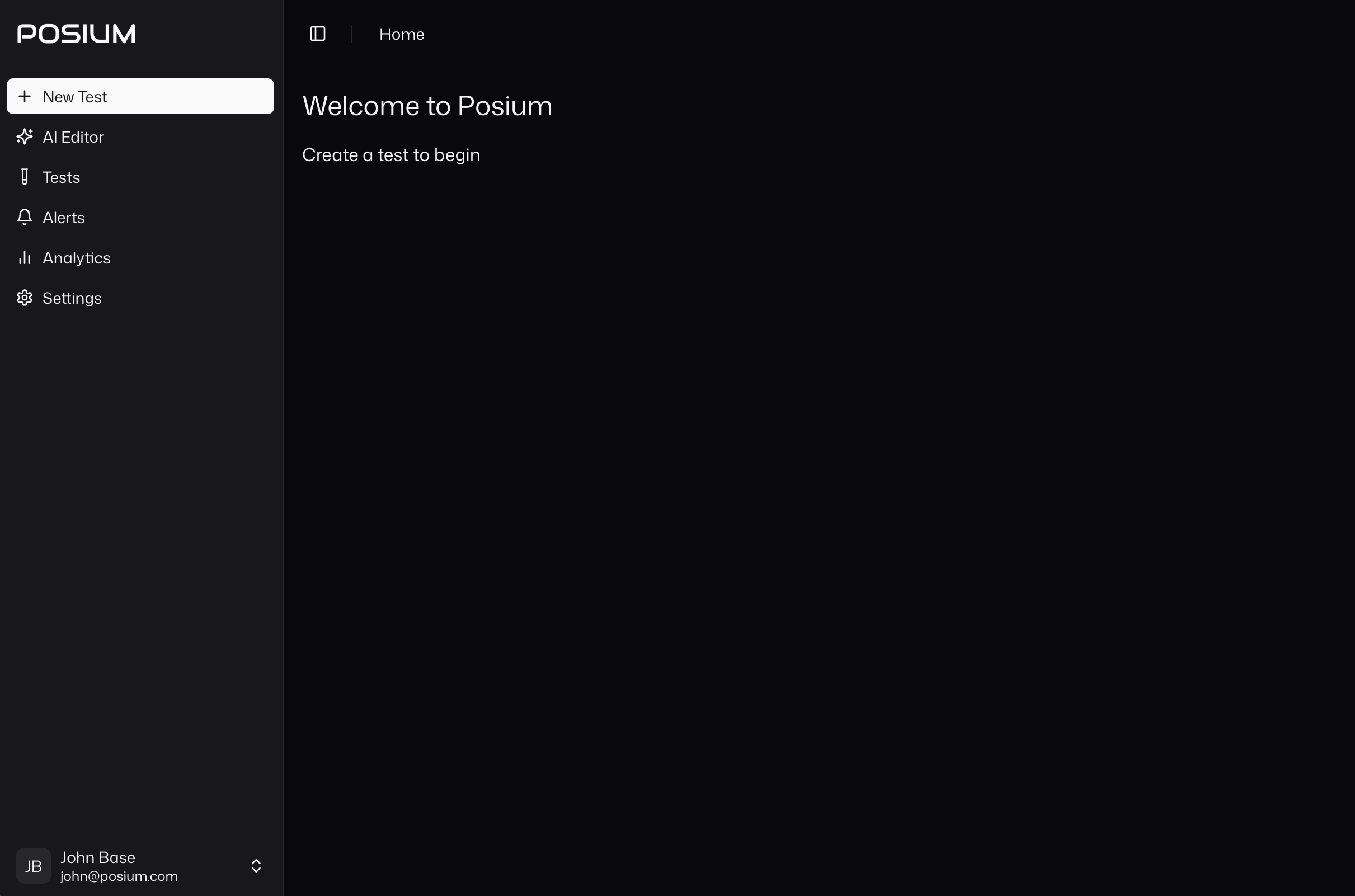 Posium AI Interface