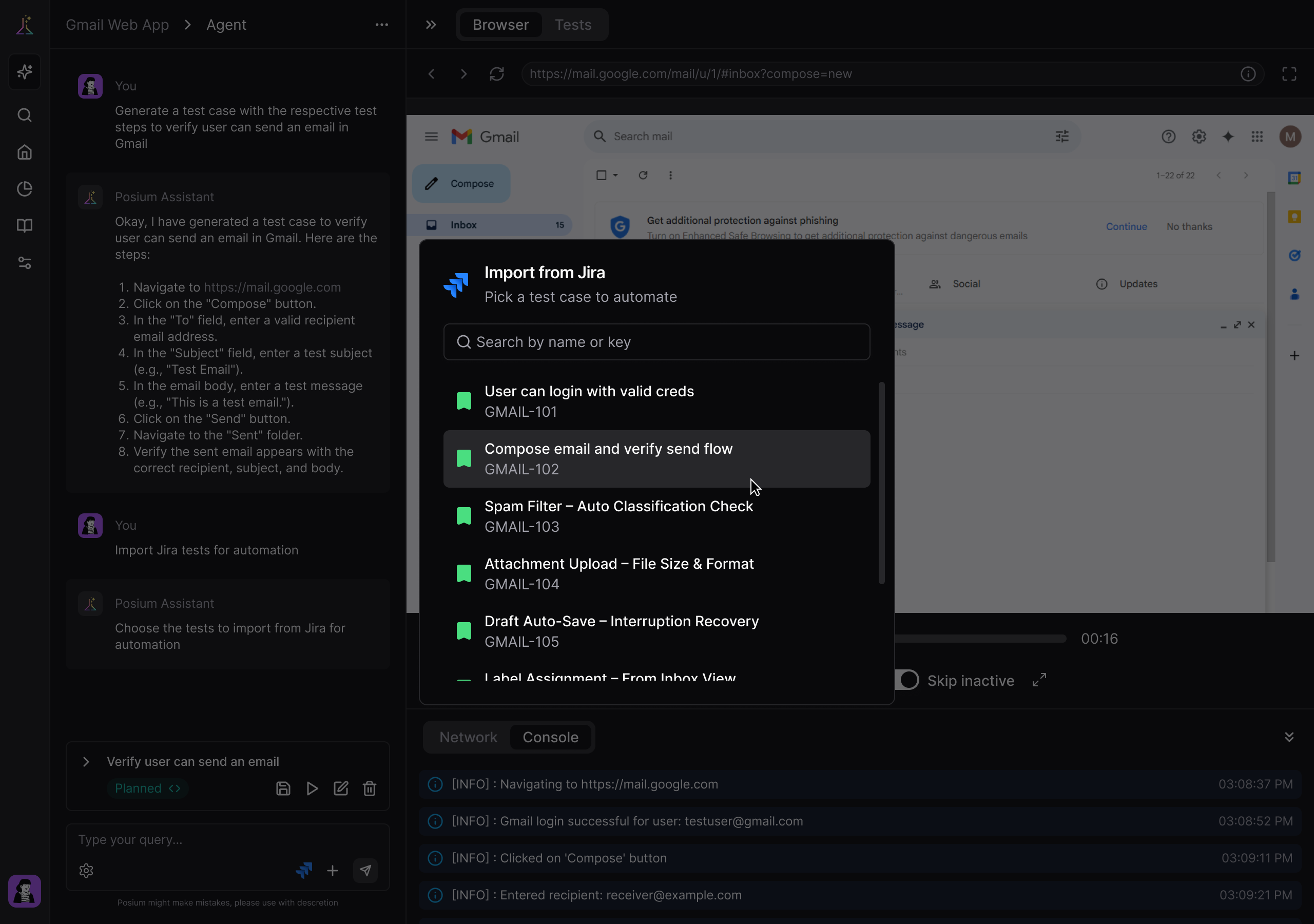 Import from Jira Screenshot